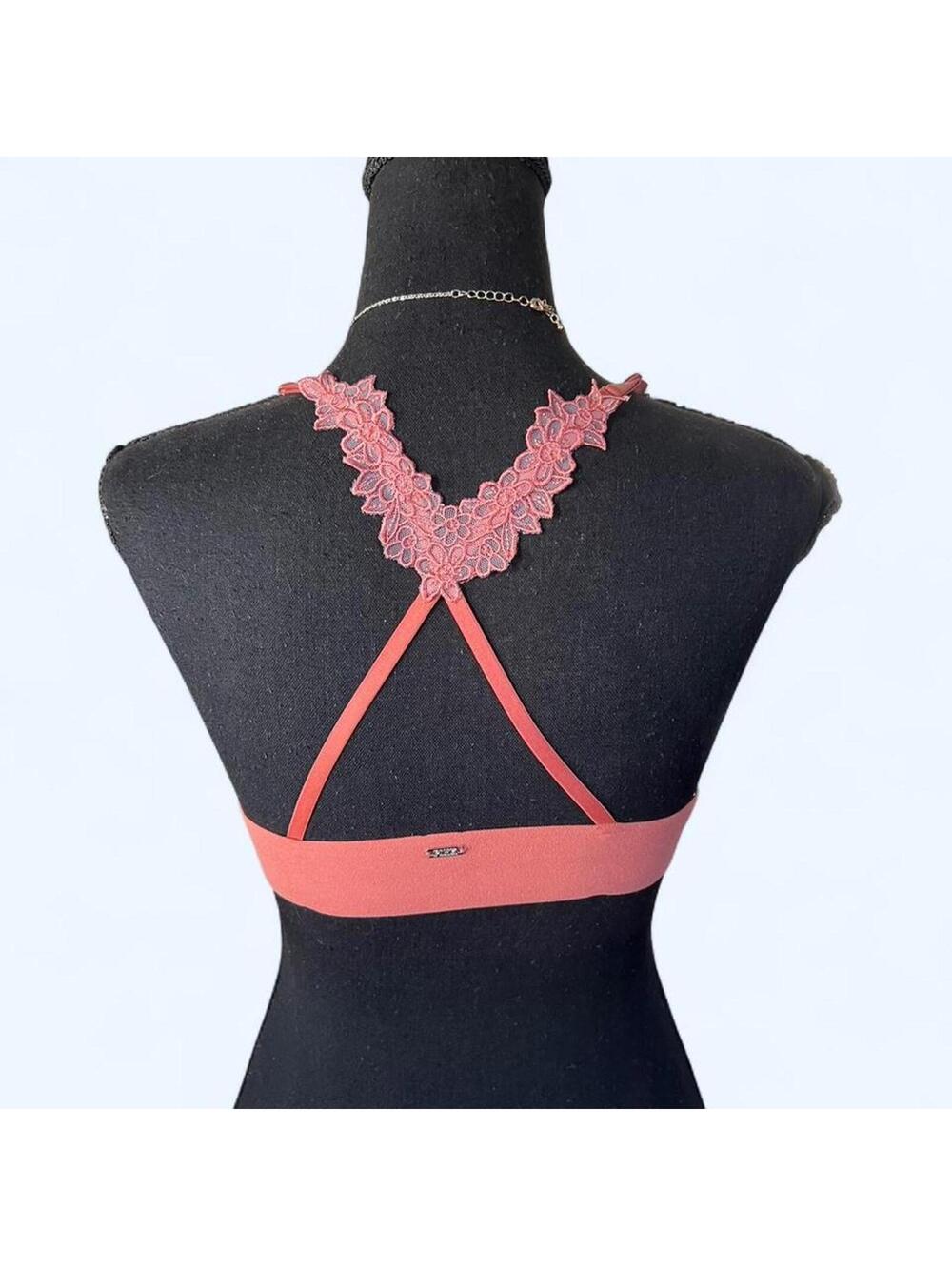 PINK Victoria’s Secret Y2K Fairycore Festival Lace Cami Tank Top Size Small 🩷 - Picture 3 of 6